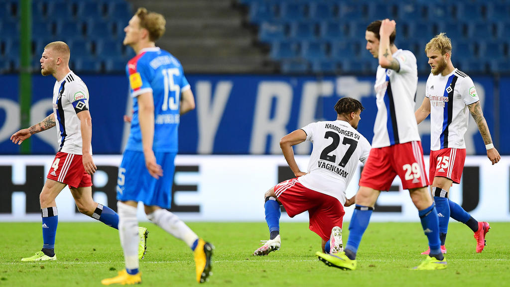 Der Hamburger SV ließ gegen Holstein Kiel wichtige Punkte liegen
