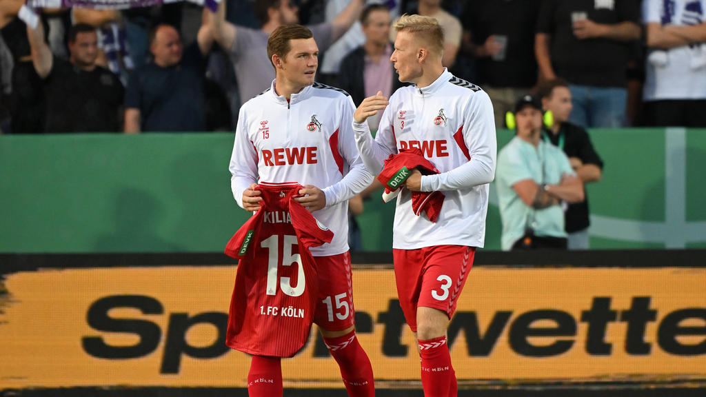 Kristian Pedersen (r.) hat dem 1. FC Köln den Rücken gekehrt