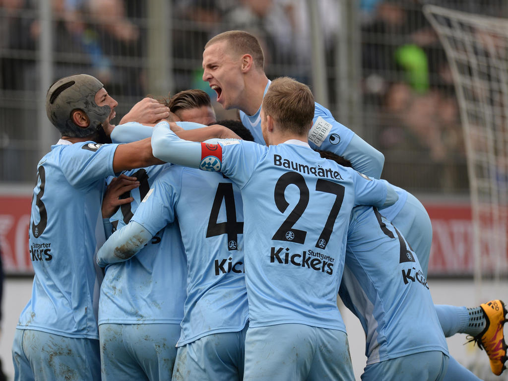 Stuttgart hatte gegen Rostock zweimal Grund zum Jubeln