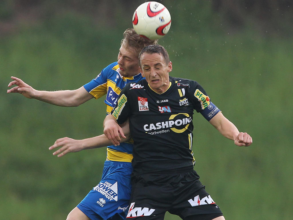 Seine fünf Treffer 2014 erzielte Altachs Hannes Aigner alle in der zweiten Hälfte.