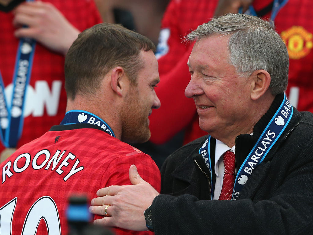 Zwischen Wayne Rooney (l.) und Sir Alex Ferguson hat es häufig geknistert
