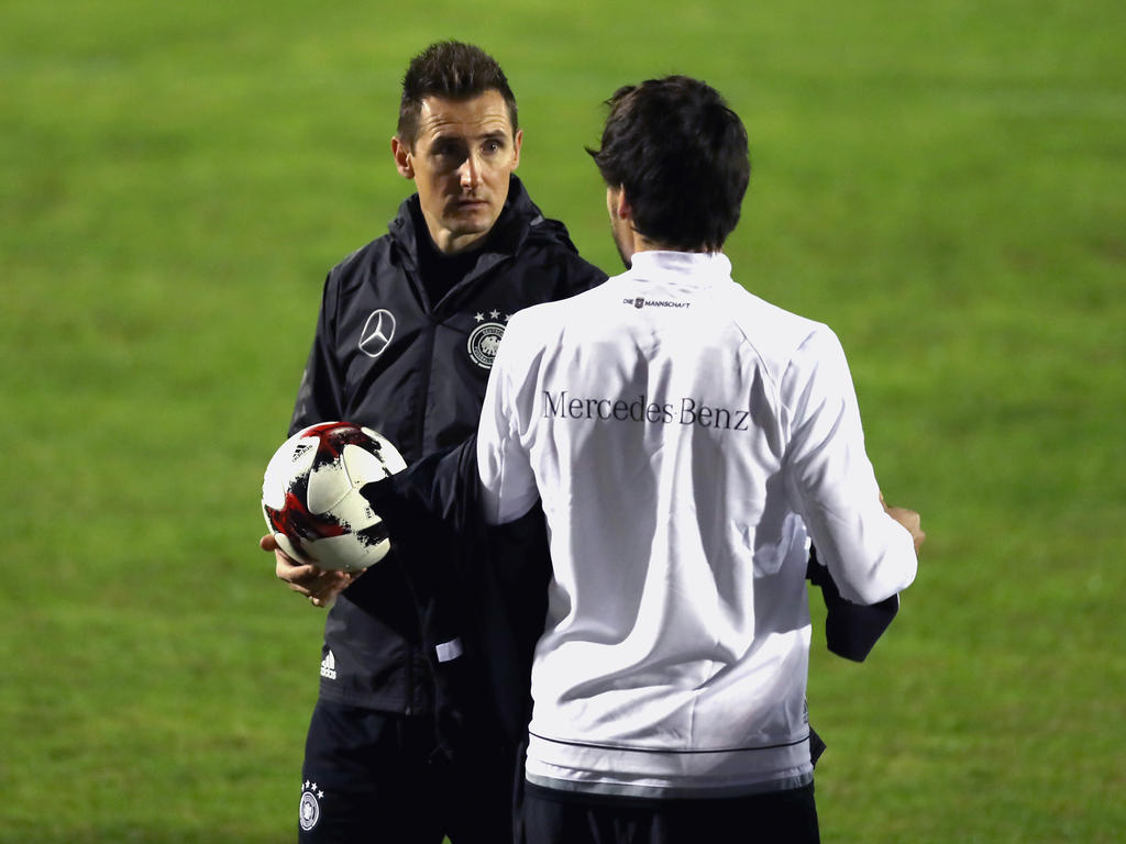 Miroslav Klose ist mit dem DFB-Team in Italien