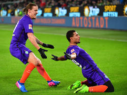 Werder Bremen will Max Kruse (l.) und Serge Gnabry unbedingt behalten