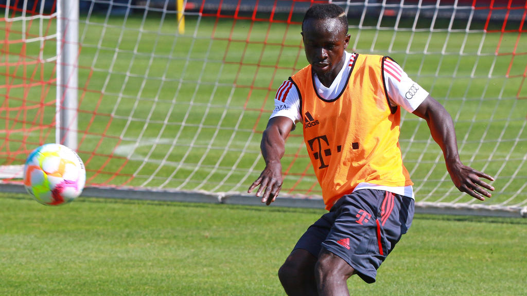 Sadio Mané greift mit dem FC Bayern an Sadio Mané greift mit dem FC Bayern an