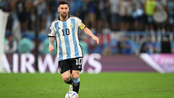 Lionel Messi weilt bei der Fußball-WM in Katar