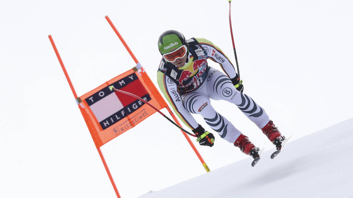 Andreas Sainder Überzeuge beim Training auf der Streif Andreas Sainder Überzeuge beim Training auf der Streif