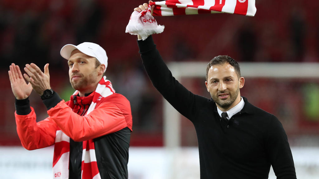 Ex-Schalke-Coach Tedesco und Ex-VfB-Profi Hinkel führten Spartak zur Vize-Meisterschaft