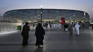 In den Stadien von Saudi-Arabien könnte bald die Fußball-WM stattfinden