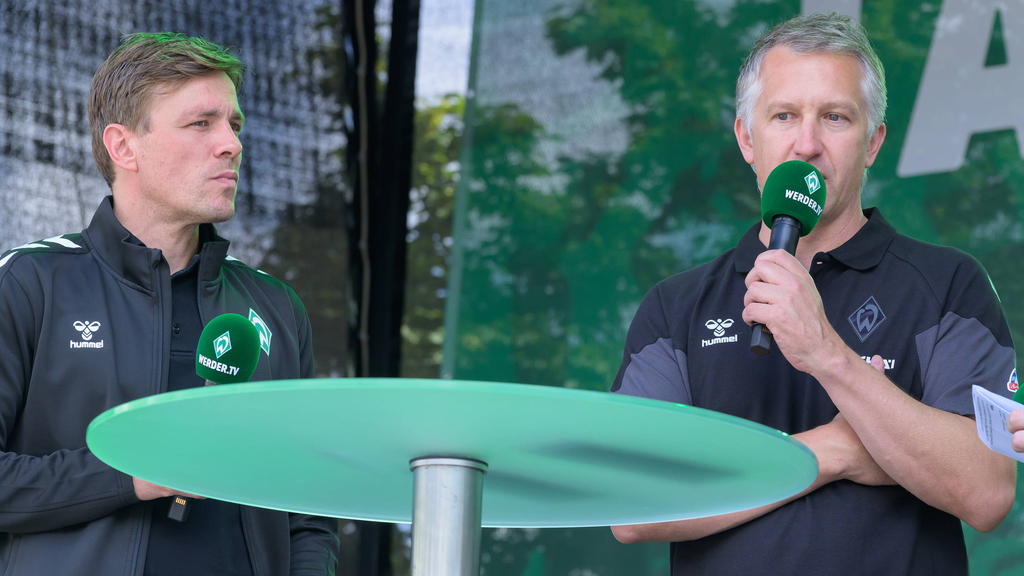 Clemens Fritz und Frank Baumann stecken mit Werder Bremen in der Transferklemme