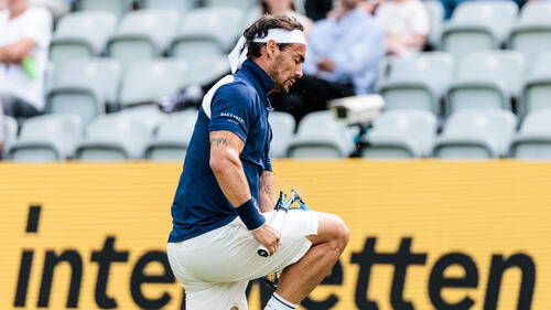 Fabio Fognini brannten in Stuttgart die Nerven durch