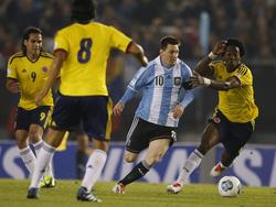 Falcao se enfrentó a Messi en las Eliminatorias en 2013. (Foto: Getty)