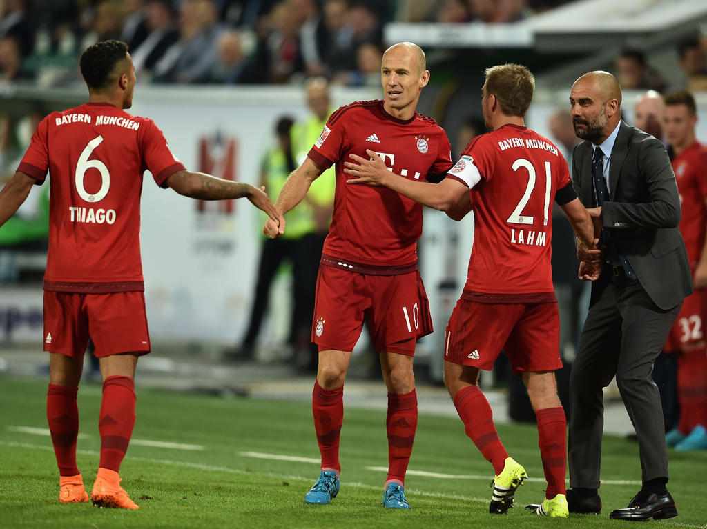 Auf Thiago, Robben und Lahm ruhen einmal mehr die Bayern-Hoffnungen