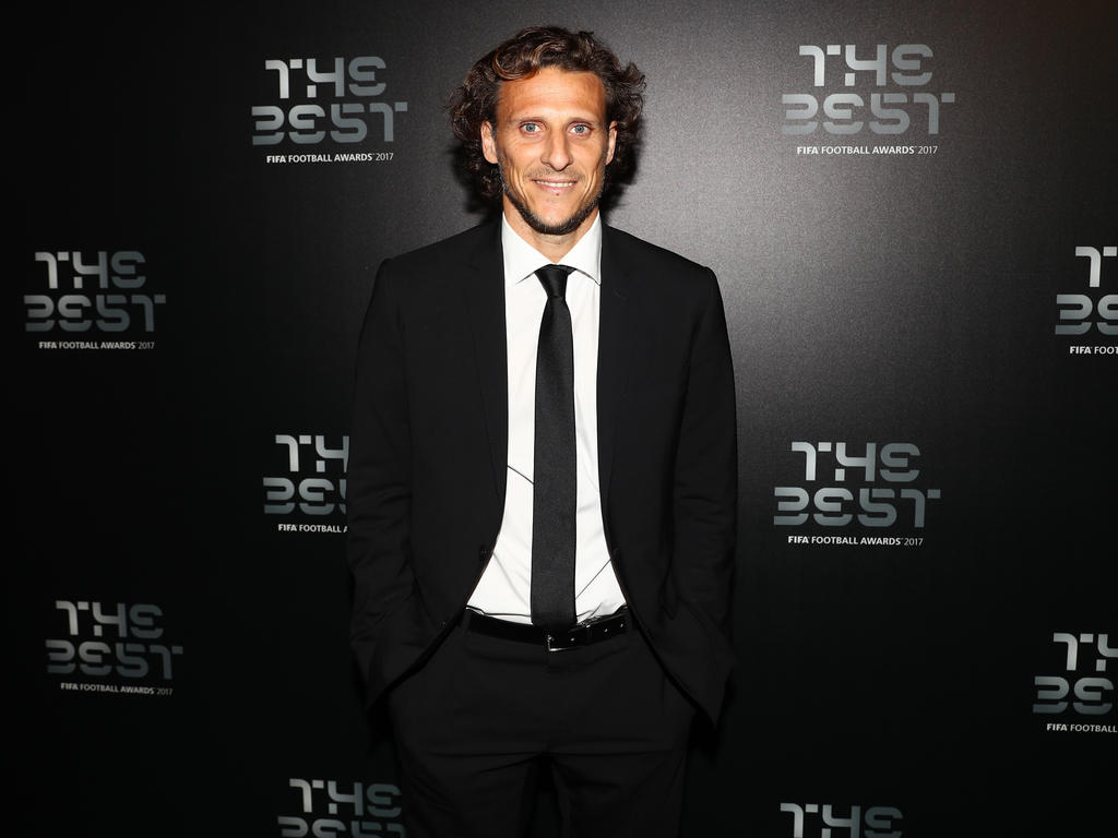 Forlán en la gala del premio 'The Best' de la FIFA.