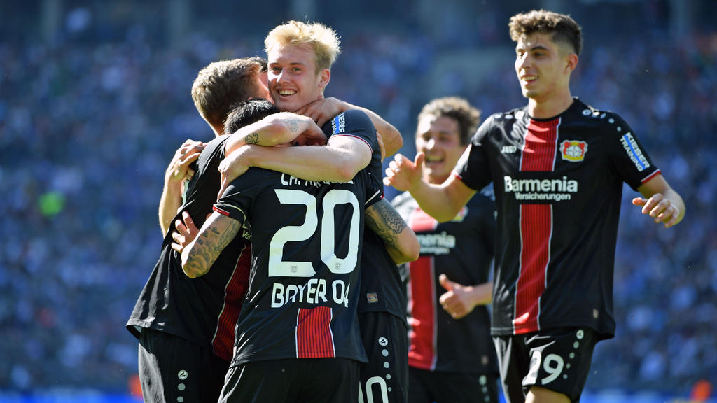 Bayer Leverkusen fertigte Hertha BSC mit einem 5:1-Sieg ab