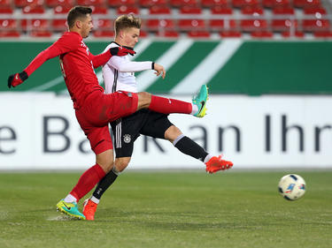Maximilian Mittelstädt (r.) erzielte das 3:0 für die deutsche U20