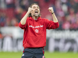 Martin Schmidt darf endlich wieder einen Sieg mit den Mainzern bejubeln