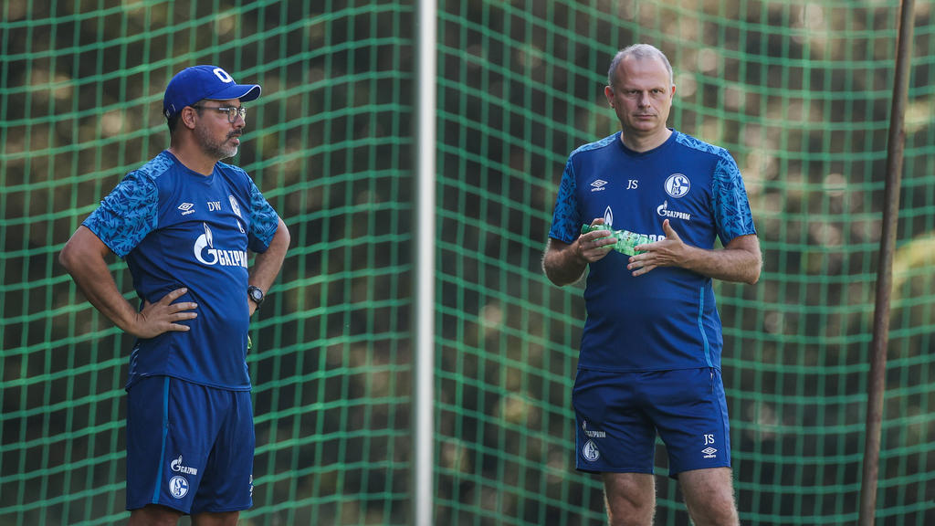 Haben viele Baustellen beim FC Schalke 04: David Wagner (l.) und Jochen Schneider Haben viele Baustellen beim FC Schalke 04: David Wagner (l.) und Jochen Schneider