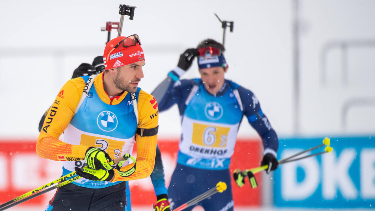 Arnd Peiffer war im Einzel-Rennen noch bester Deutscher auf Platz 11 Arnd Peiffer war im Einzel-Rennen noch bester Deutscher auf Platz 11
