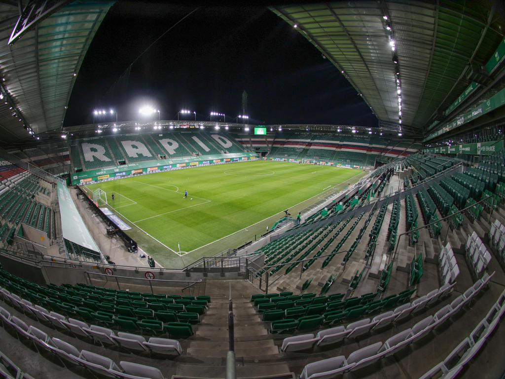 Inzwischen ein gewohntes Bild: Das leere Allianz-Stadion im Westen Wiens