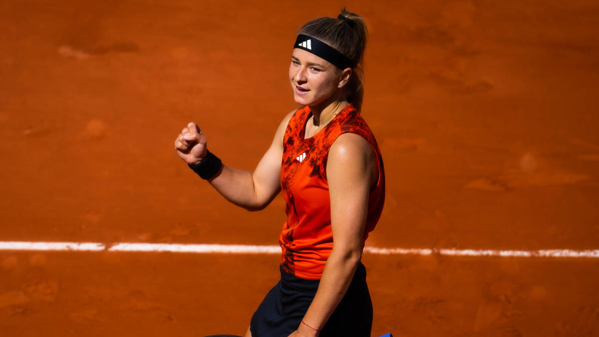 Karolina Muchova steht als erste Teilnehmerin im Halbfinale der French Open