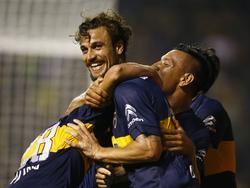 Osvaldo celebra su tanto frente a Wanderers. (Foto: Imago)