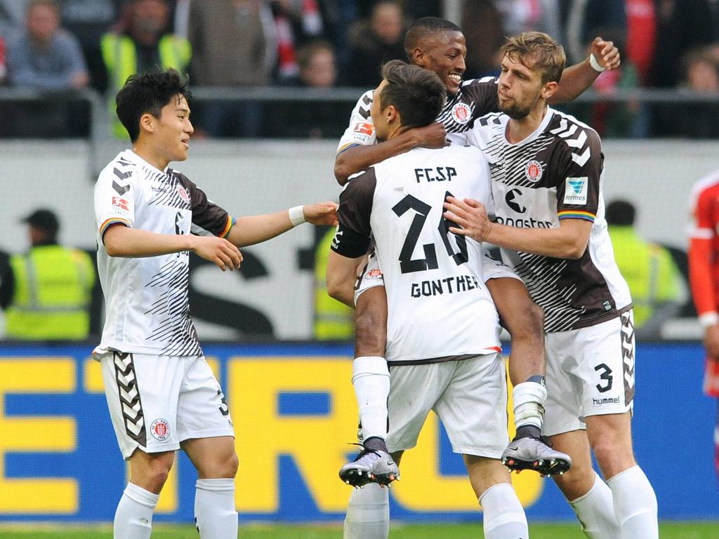 Der FC St. Pauli feierte zum Saisonende ein Schützenfest