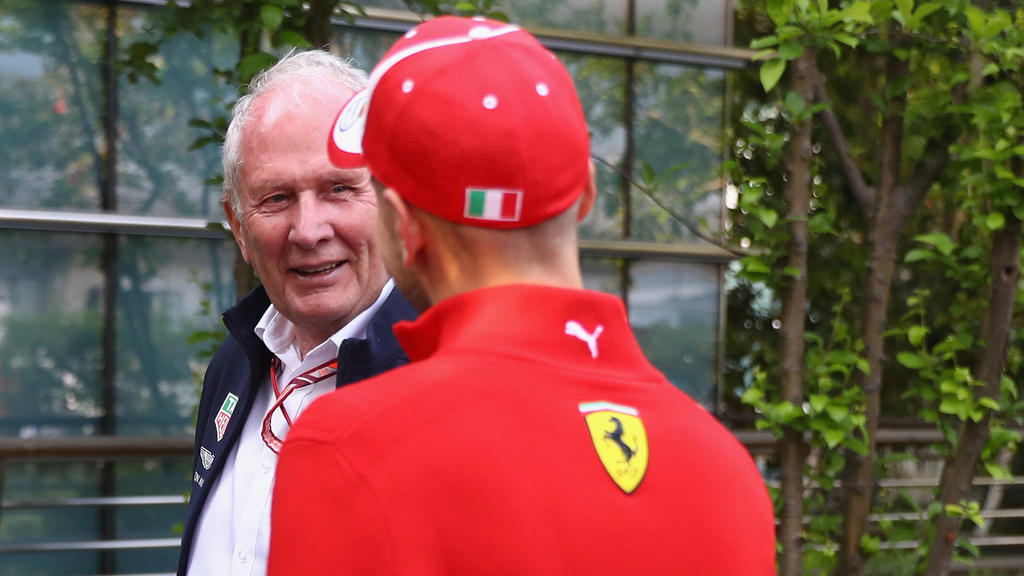 Helmut Marko (l.) nimmt Sebastian Vettel nach Montreal explizit in Schutz Helmut Marko (l.) nimmt Sebastian Vettel nach Montreal explizit in Schutz
