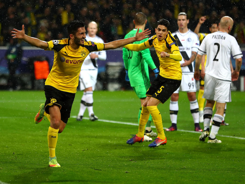 Borussia Dortmund erzielte acht Tore gegen Legia Warschau