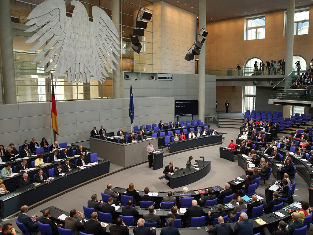Auch im Bundestag wird gekickt