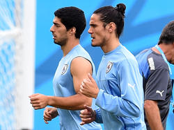 La dupla Cavani- Suárez quiere clasificar a Uruguay al Mundial. (Foto: Getty)