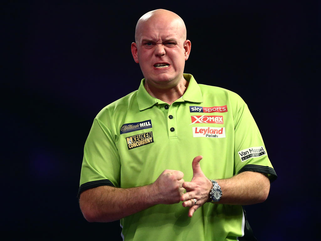 Ärgerte sich über seine Niederlage: Michael van Gerwen Ärgerte sich über seine Niederlage: Michael van Gerwen