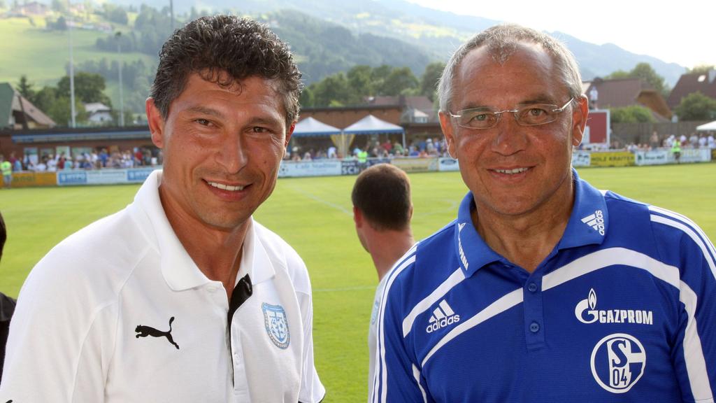 Krasimir Balakov und Felix Magath arbeiteten beim VfB Stuttgart zusammen Krasimir Balakov und Felix Magath arbeiteten beim VfB Stuttgart zusammen