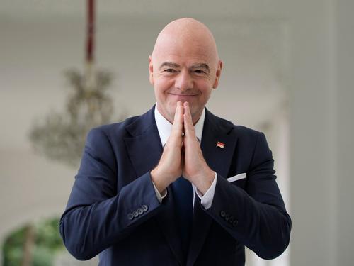 FIFA-Präsident Gianni Infantino ist derzeit zu Gast in Indonesien
