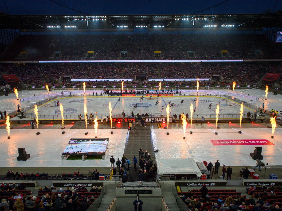 Mehr als 40.000 Zuschauer verfolgten das DEL-Winter-Game in Köln