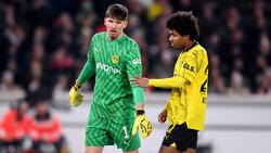 Gregor Kobel (l.) und Karim Adeyemi (r.) sind wichtige Spieler für den BVB