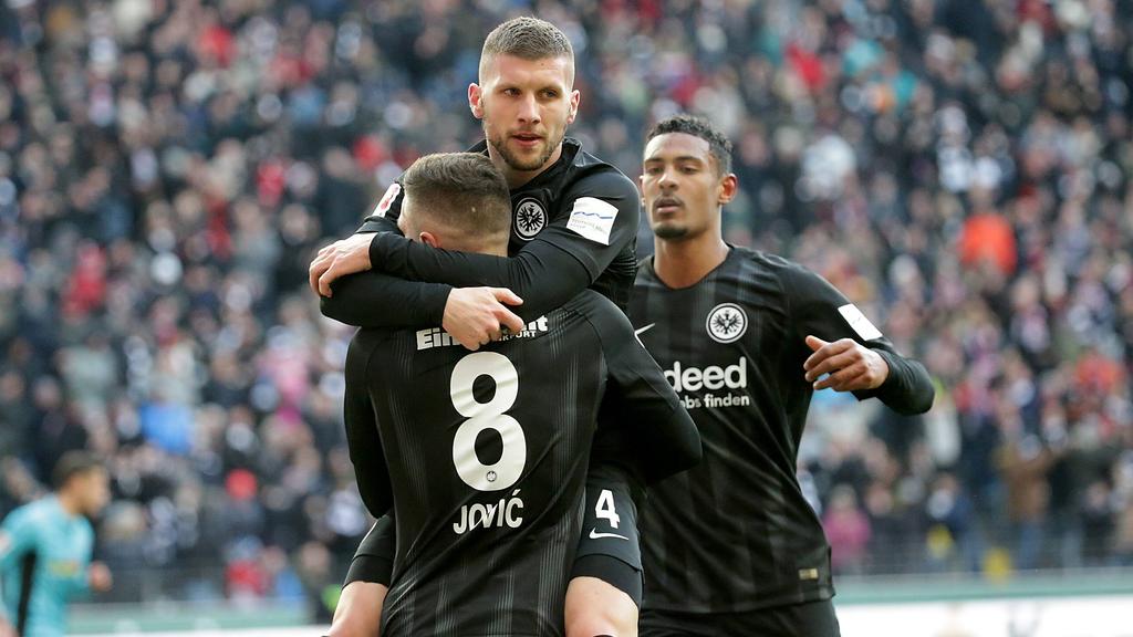 Sorgten bei Eintracht Frankfurt für Furore: Haller, Rebic und Jovic