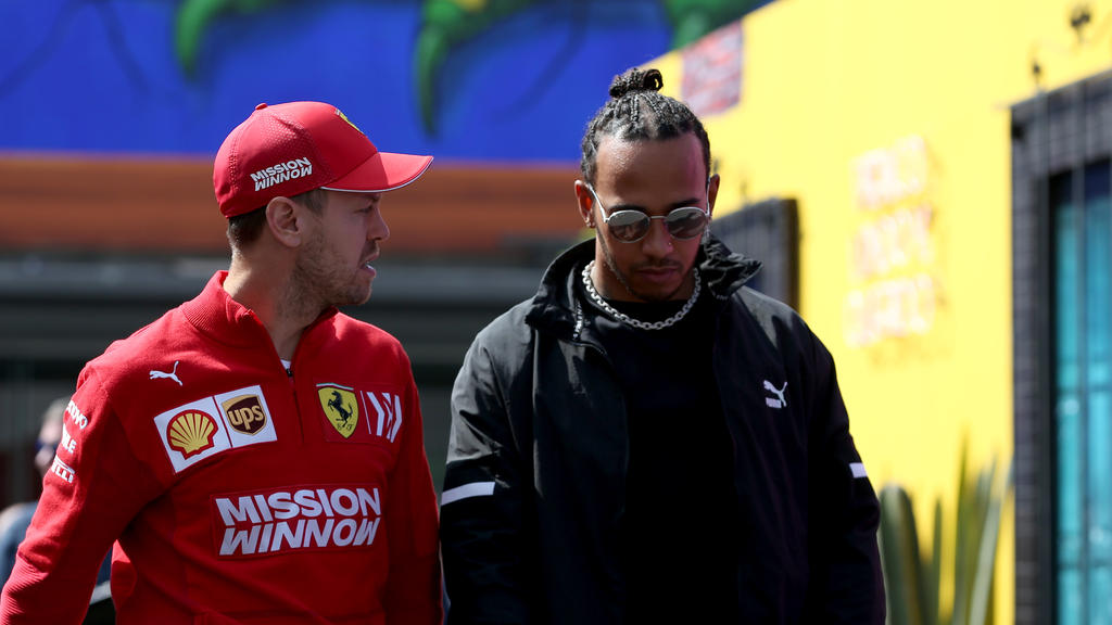 In den vergangenen Jahren musste Sebastian Vettel (li.) immer gratulieren In den vergangenen Jahren musste Sebastian Vettel (li.) immer gratulieren