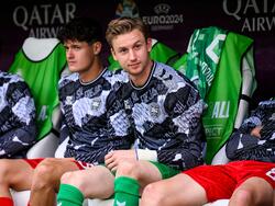 Meist musste Union-Keeper Frederik Rönnow (M) in der dänischen Nationalmannschaft auf der Bank Platz nehmen