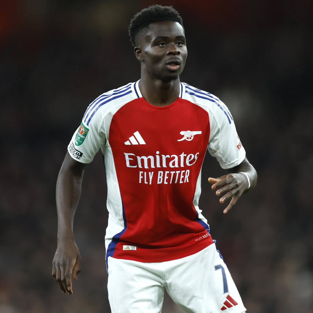 6. Platz: Bukayo Saka (FC Arsenal) - 157,3 Millionen Euro