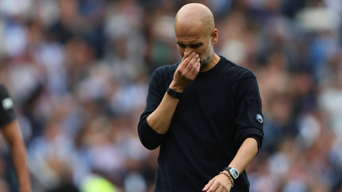 Für Pep und ManCity läuft es in der bisherigen Saison noch gar nicht
