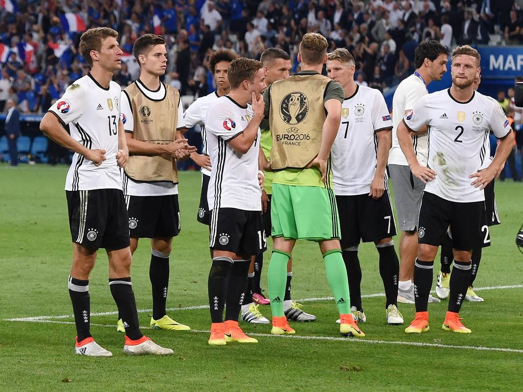 Das DFB-Team war nach der Niederlage bedient