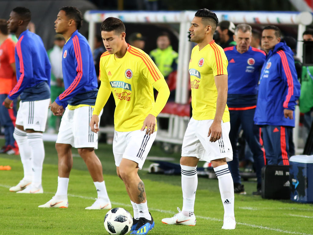 James Rodríguez und Radamel Falcao fahren mit Kolumbien zur WM