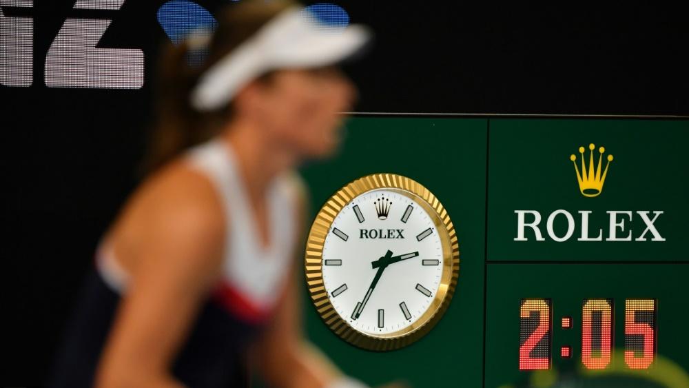 Johanna Konta in ihrem Match um 2:35 Uhr am Morgen Johanna Konta in ihrem Match um 2:35 Uhr am Morgen