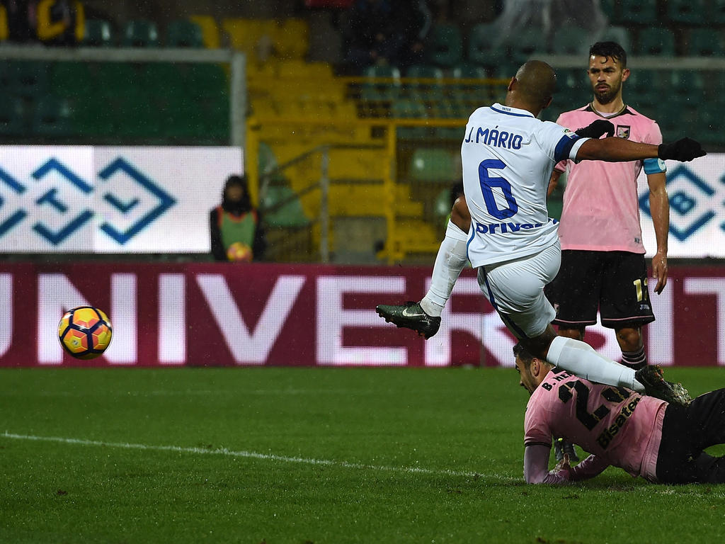 João Mario erzielte das goldene Tor für Inter in Palermo