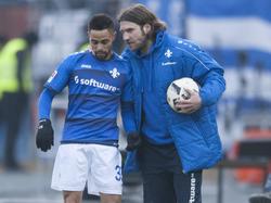 Sam (l.) sieht taktische Verbesserungen unter Torsten Frings