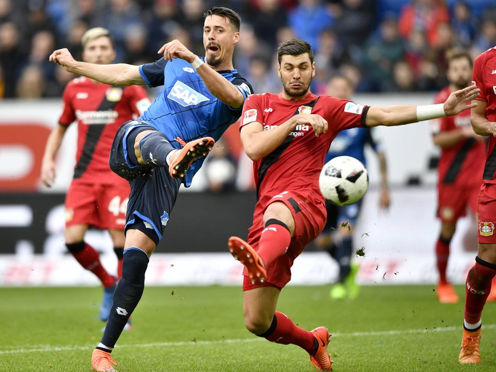 Sandro Wagner hat die TSG Hoffenheim zum Sieg gegen Bayer Leverkusen geschossen