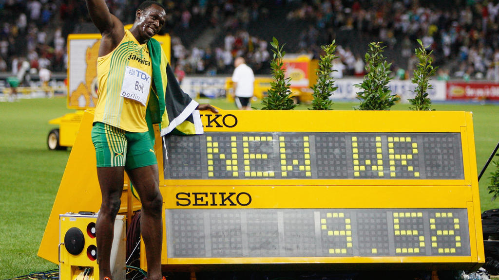 Vor 10 Jahren lief Usain Bolt in Berlin 9.58 Vor 10 Jahren lief Usain Bolt in Berlin 9.58