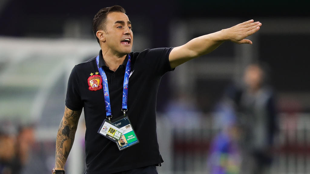 Fabio Cannavaro ist Meistercoach in China