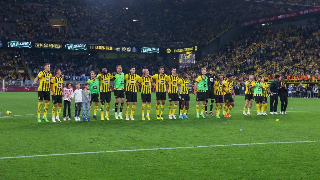Jubel beim BVB nach dem Sieg gegen Hoffenheim Jubel beim BVB nach dem Sieg gegen Hoffenheim