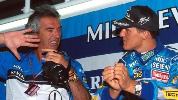Laut Flavio Briatore kam nur ein Teamkollege an Schumacher heran Laut Flavio Briatore kam nur ein Teamkollege an Schumacher heran